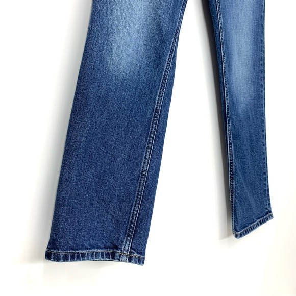 Banana Republic High Rise Straight Jeans Classic Style Medium Wash Size 28 - Picture 4 of 16